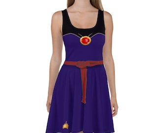 Evil Queen Inspired Skater Dress
