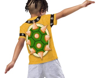 Camiseta con cuello redondo Bowser Inspired Kids