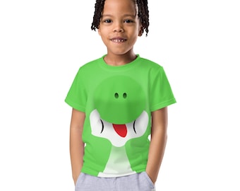 ヨッシー シャツ/スーパーマリオ キッズ Tシャツ/子供用恐竜ヨッシー T