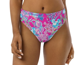 Lilly Putian #1 high-waisted bikini bottom