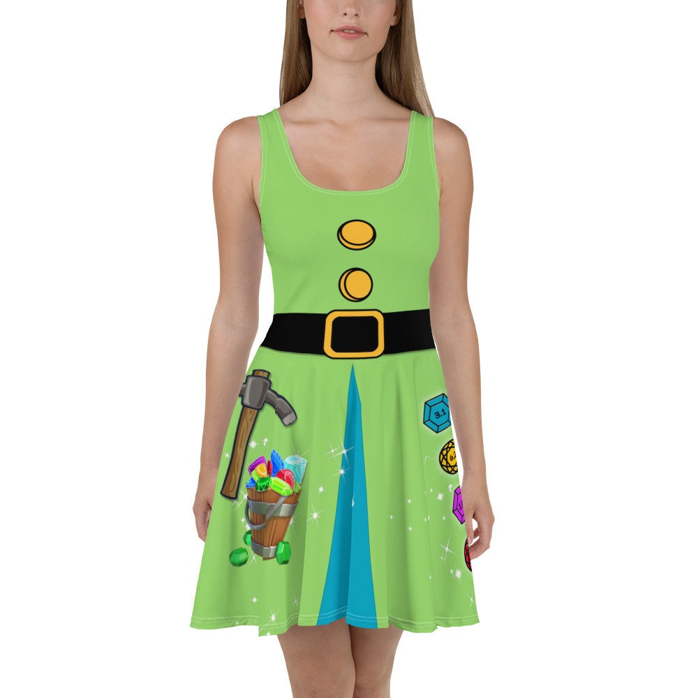 Dopey Inspired Skater Dress - Etsy Dopey Inspired Skater Dress - Etsy
