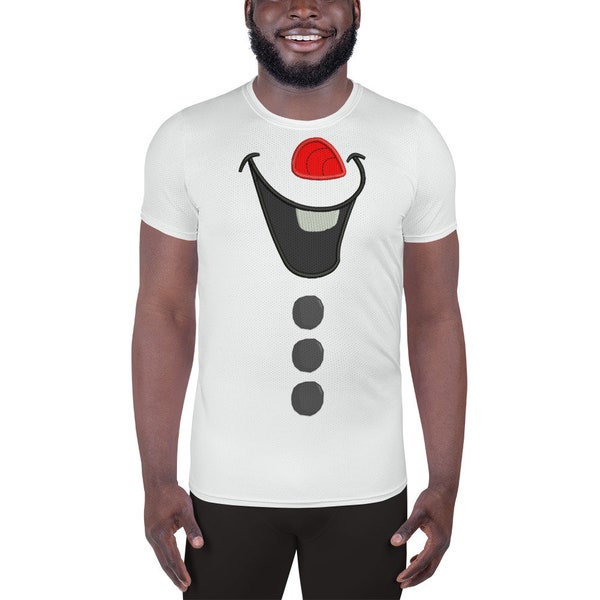 Camiseta deportiva Happy Snowman para hombre