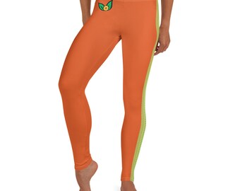 Orange Birdie Leggings