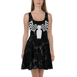 Venomous Spider Skater Kleid