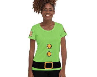 Dopey Inspired Women's Athletic T-shirt