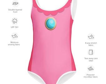 Peach Inspired Kids Swimsuit