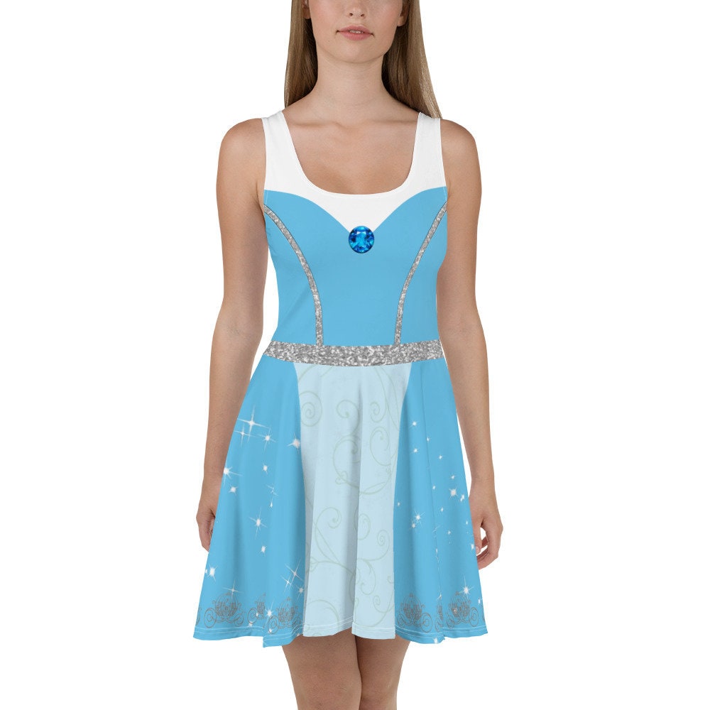 strapless open back dress Girls Mermaid Princess Athletic Dress | Under The Sea