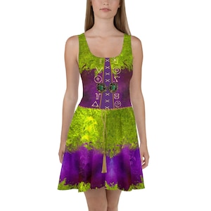 Winifred Sanderson Inspired Skater Dress