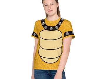 Camiseta de cuello redondo Bowser Inspired Youth
