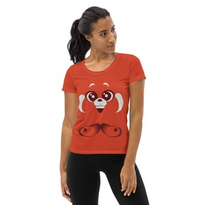 Camiseta atlética feminina Red Panda