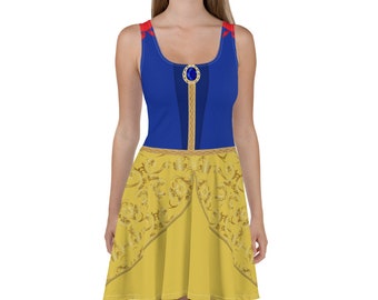 Snow White Inspired Skater Dress