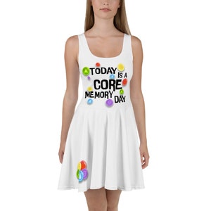 Core Memory Skater Dress - White