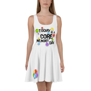 Core Memory Skater Dress - White