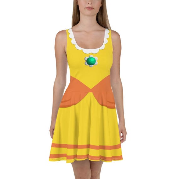Princess Daisy Inspired Skater Dress - Etsy