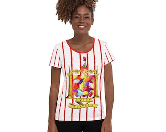 Jelly Bean atletisch T-shirt voor dames