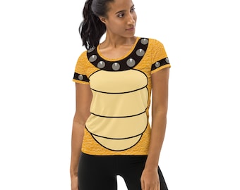 Bowser Inspired Women's Athletic T-shirt