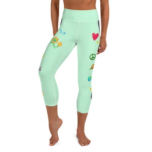 Hippie Bus Yoga Capri Leggings