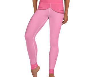 Princess Peach Inspired Yoga Leggings
