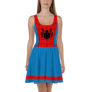 Spinnen Skater Kleid