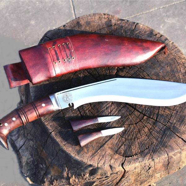 Handmade Nepalese/Gurkha Issue using Kukri-kukri knife-khukuri- Fighting & Survival knife from Nepal-Survival panawal (12 inch Blade)