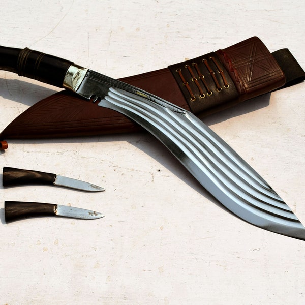 Handmade Nepalese/ Gurkha Issue, Traditional using kukri-knife-Kukri-kukri knife-Fighting & Survival knife-Dhankute panchira (12 inch Blade