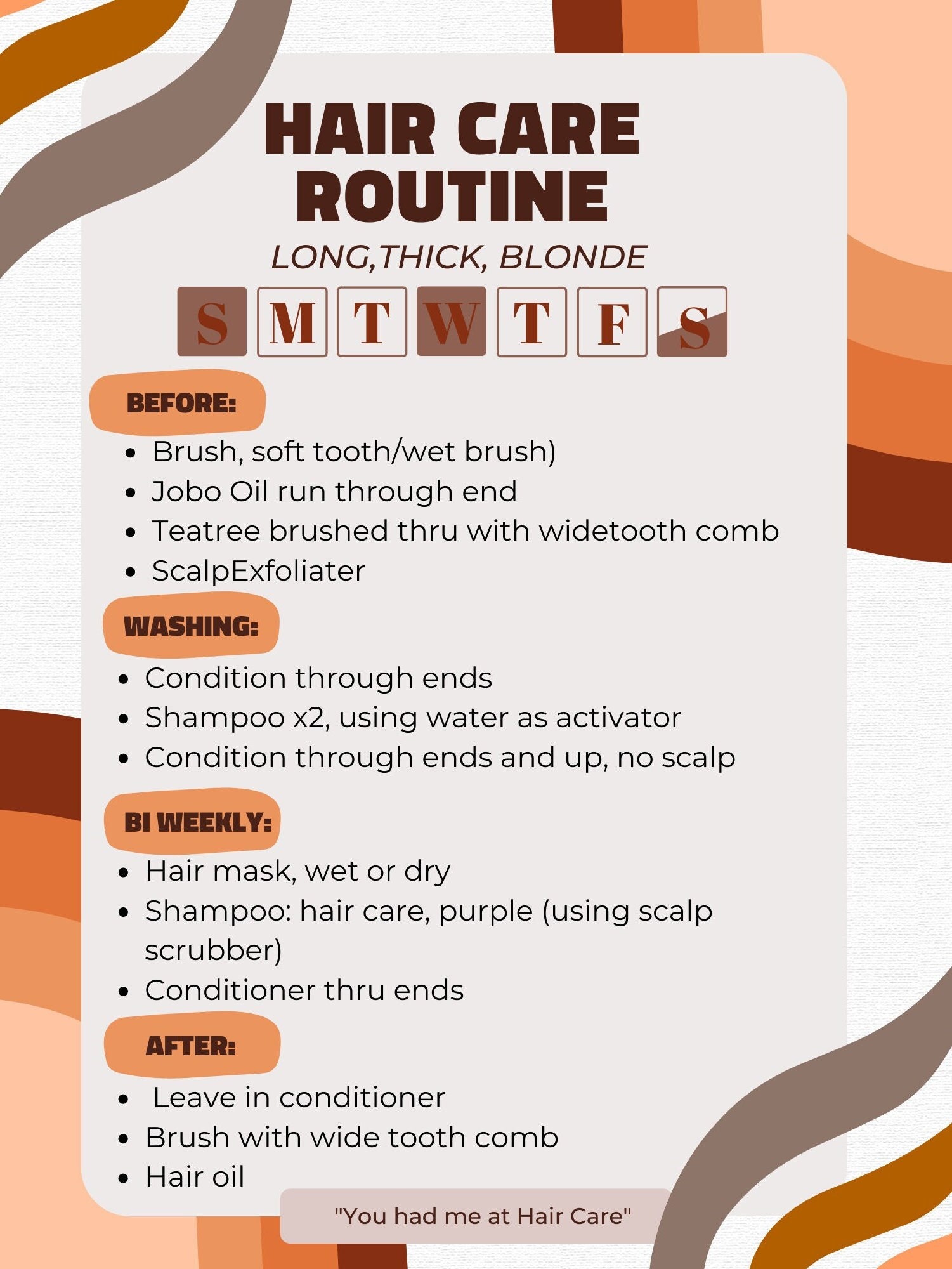 Hair Routine - Etsy Hair Routine - Etsy