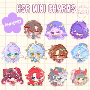 Hsr Keyboard Keychain Honkai Star Rail Mini Keychains, HSR Phone Straps Charms, One Inch ...