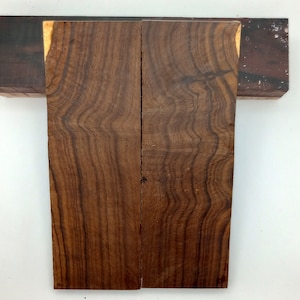 Premium Iron Wood - Book Matched - Knife Handle Scales