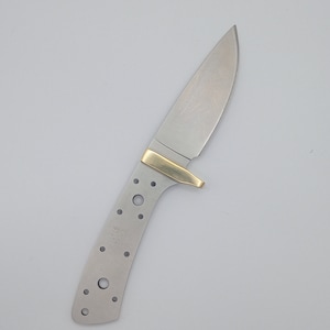 Desert Drop Point - Stainless Steel Knife Making Blank