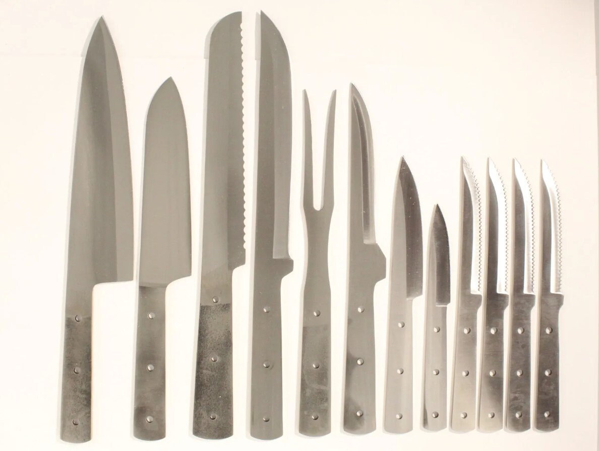 Kitchen Knife Blade Knife Making Blanks - 9 Different Blades - *Sold Separately*