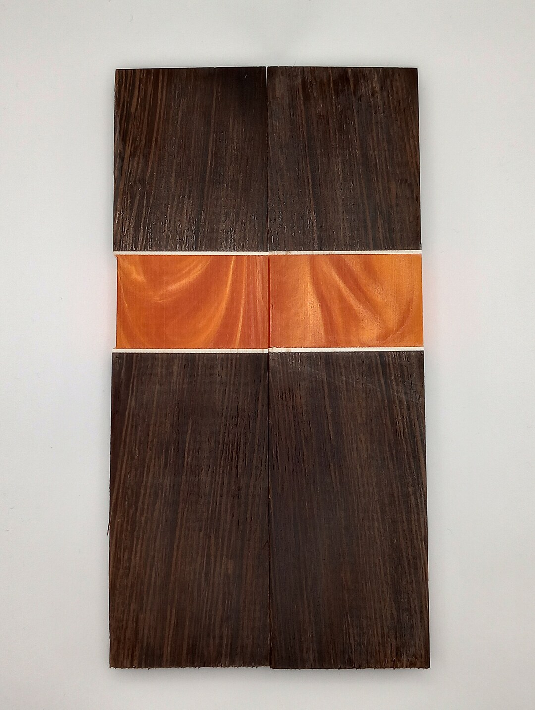 Segmented Knife Handle Scales Wenge / Resin Knife Making Etsy