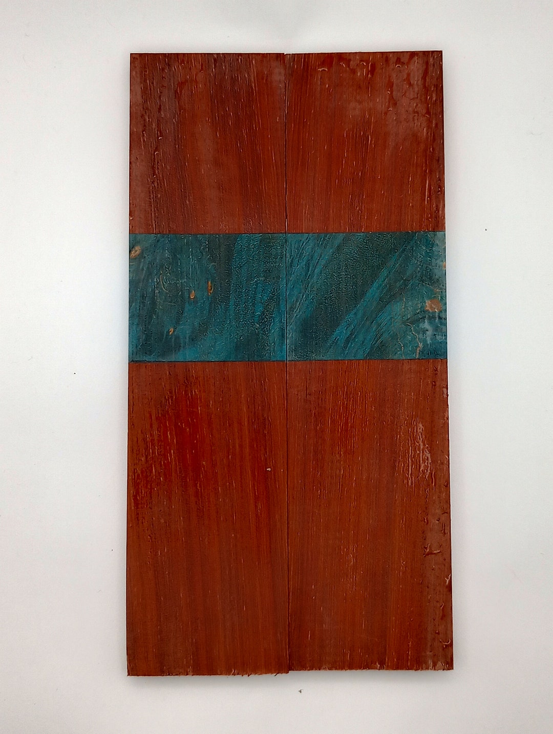 Segmented Knife Handle Scales Padauk Wood / Stabilized Etsy