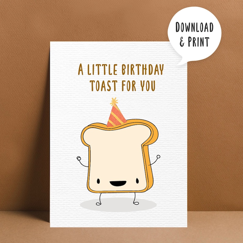 Printable Funny Birthday Card Funny Birthday Cards Digital - Etsy