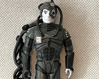 Borg Star Trek the Next Generation TNG upcycled 3.75&quot; Licensed Action Figure -  Keychain