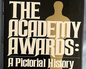 1978 Vintage The Academy Awards 50th Anniversary Edition: A pictorial history - Hardcover Book The Oscars 50th Anniversary 406 pages