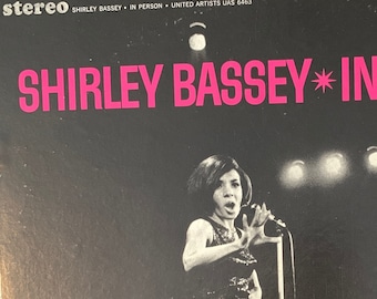 Shirley Bassey – In Person Recorded in 1965 At The Pigalle, London England, Opening Night Collectible Vinyl Long Play / LP Record 33 1/2