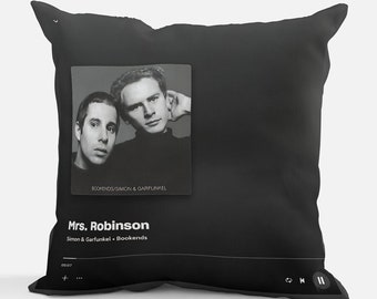 Custom Favorite Song Personalized Pillow, Custom Song Pillow, Personalized Song Gift, Custom Music Gift, For Music Lovers of all ages