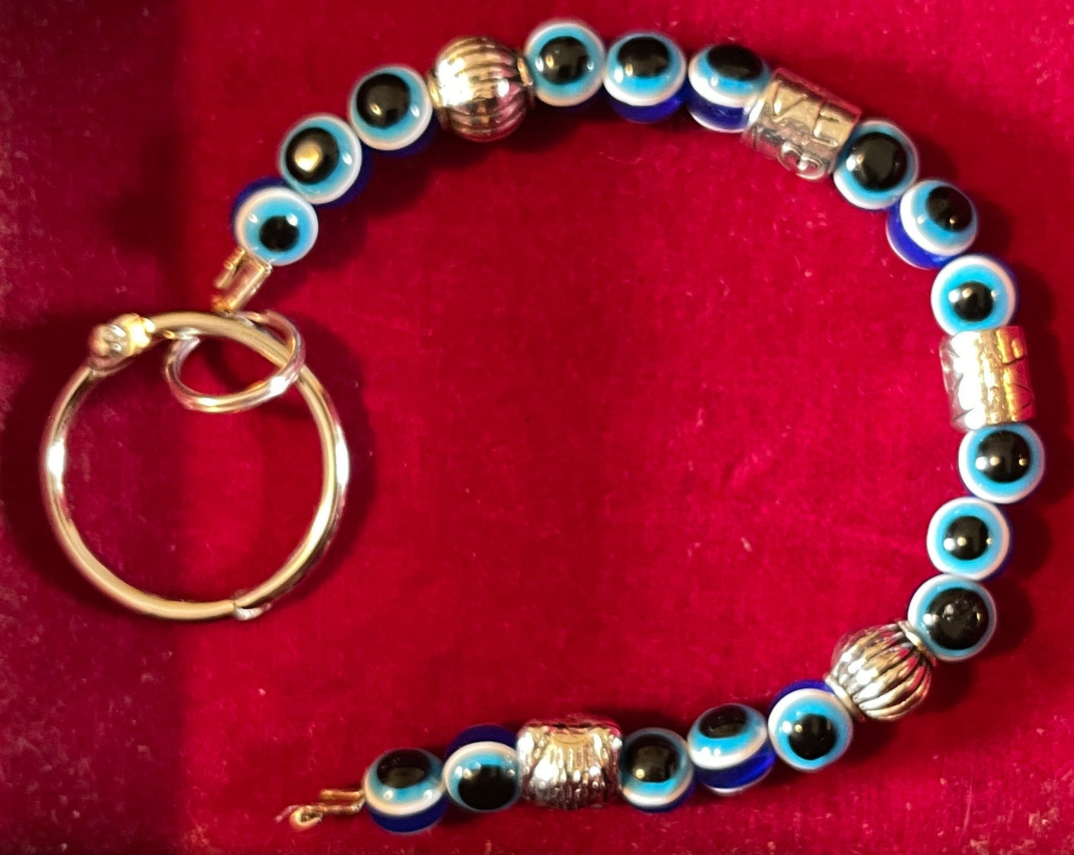 Evil Eye Keychain Vaskania - Traditional Greek Evil Eye Used for ...