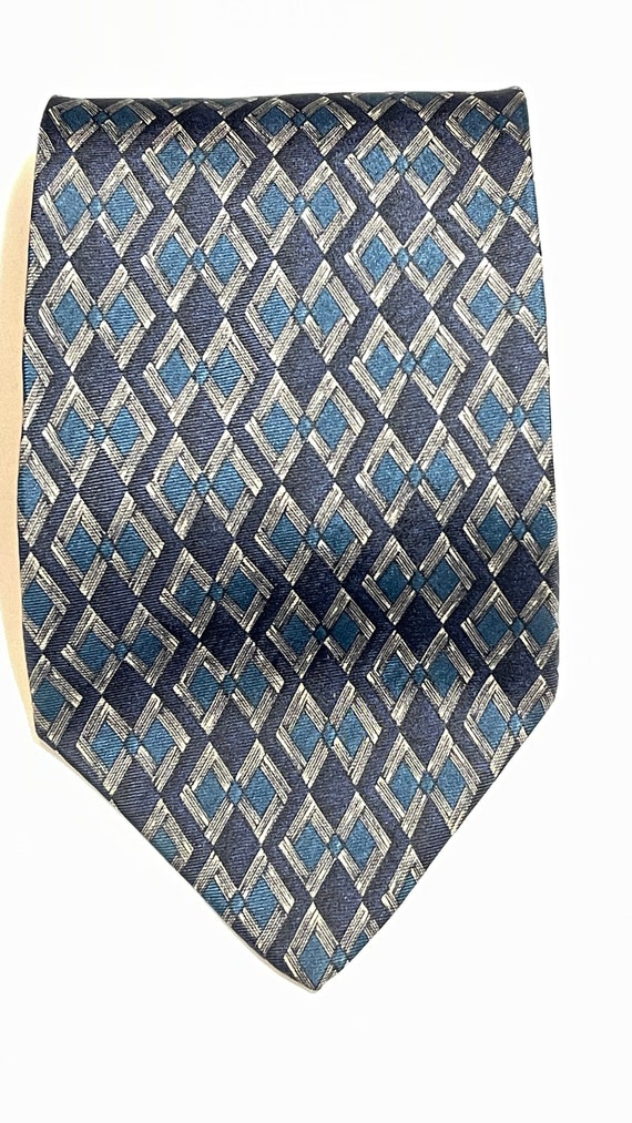 Calvin Klein Vintage Traditional Width tie Silk Bl