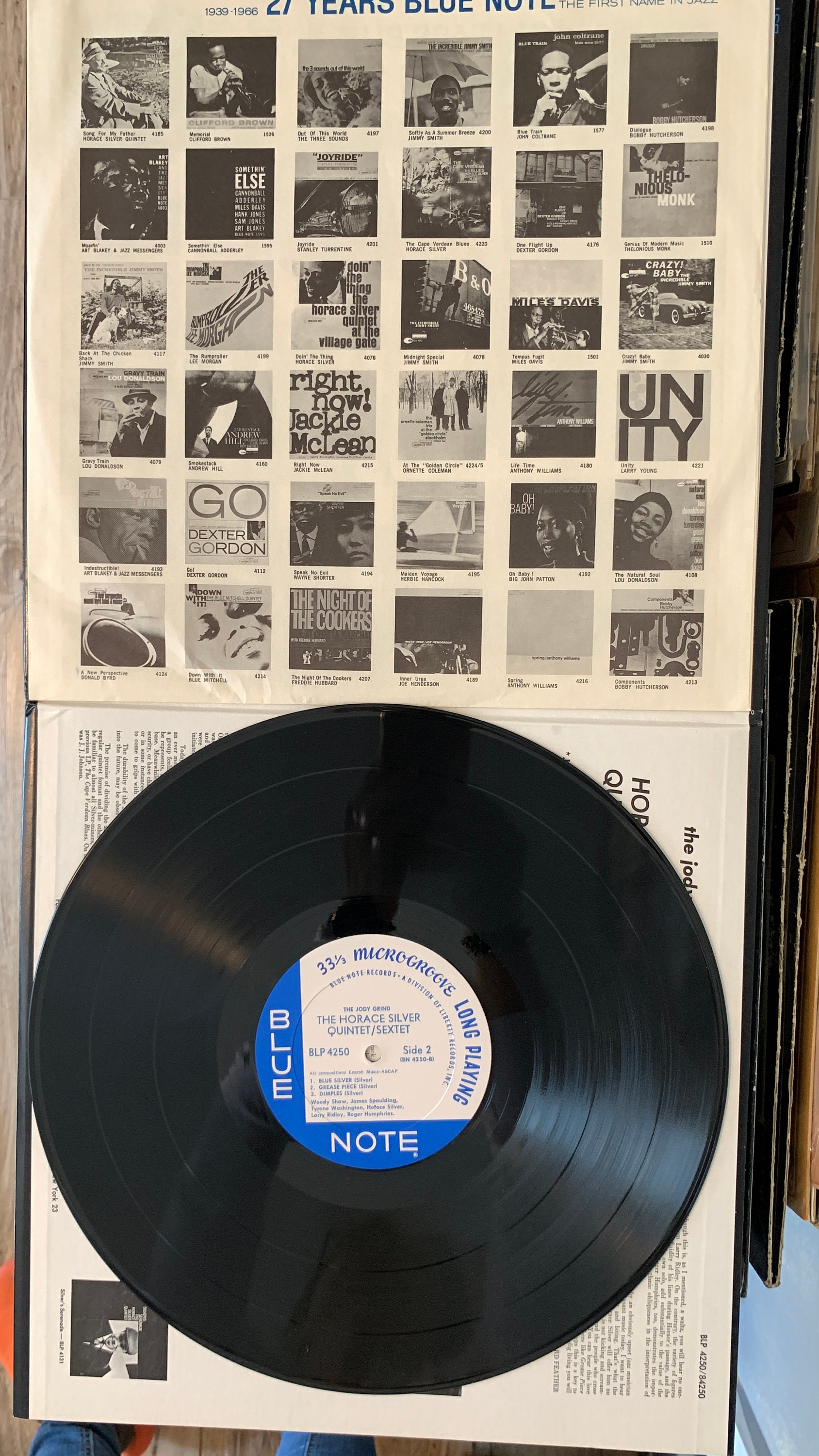 ★ＵＳオリジナル盤★『ザ・ジョディ・グラインド』ホレス・シルヴァー Horace Silver Quintet / Sextet – The Jody Grind – Vinyl