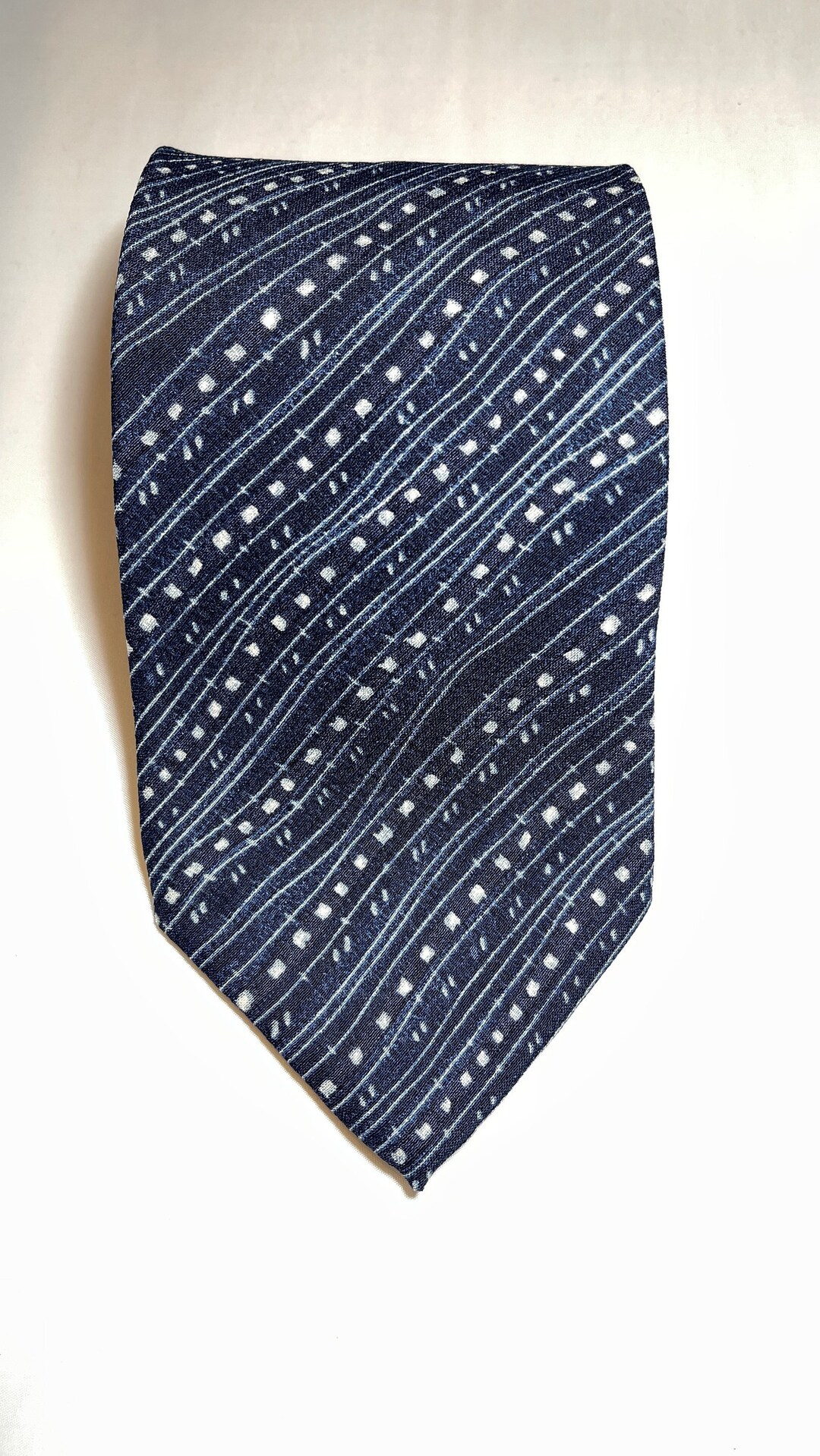 Hugo Boss Italian Silk Wide Width Vintage Tie Men's