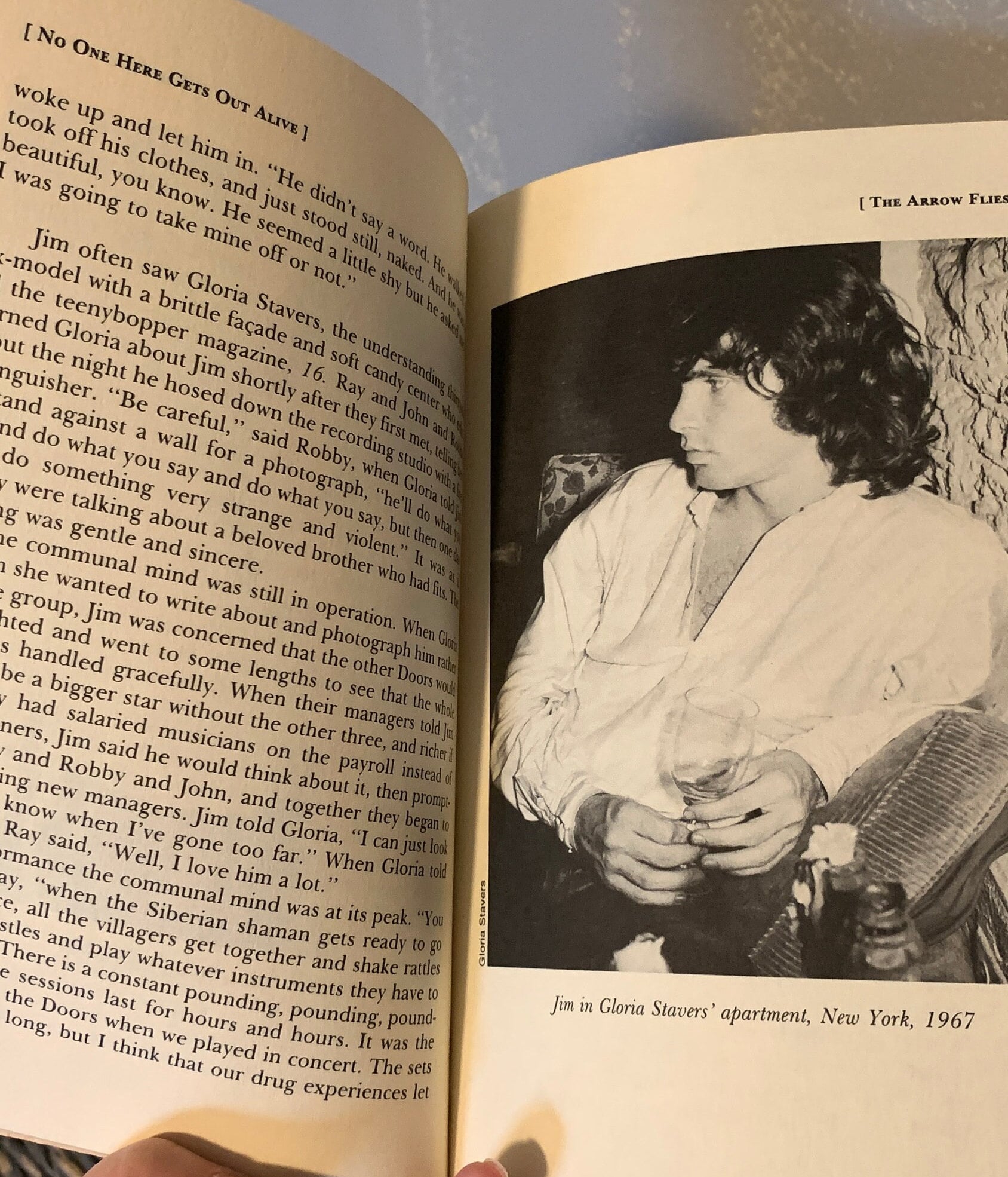 1980 First Printing Jim Morrison of the Doors Biography No One Here Gets Out Alive Vintage