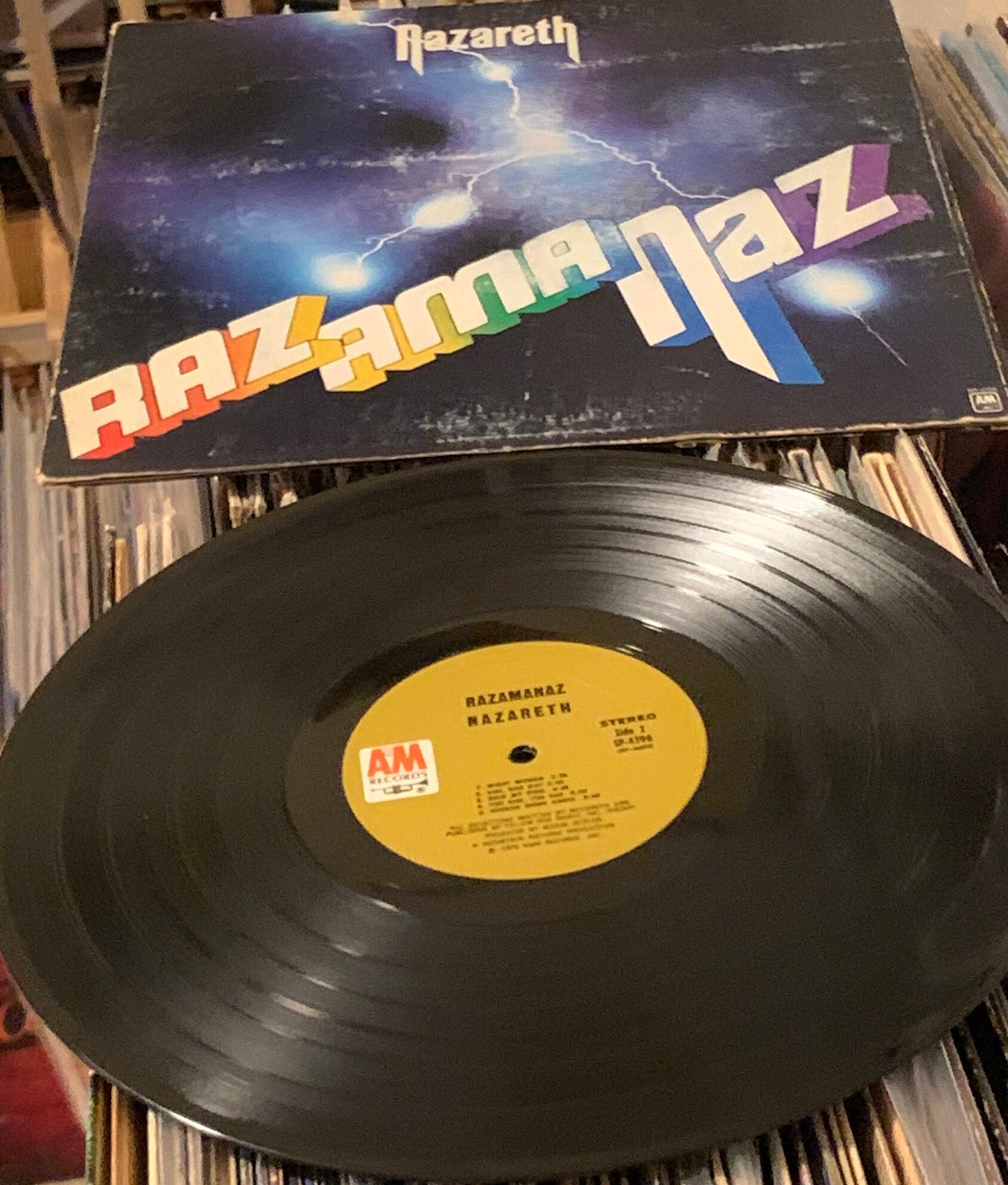1973 Vintage Vinyl Nazareth – Razamanaz LP Record Gatefold