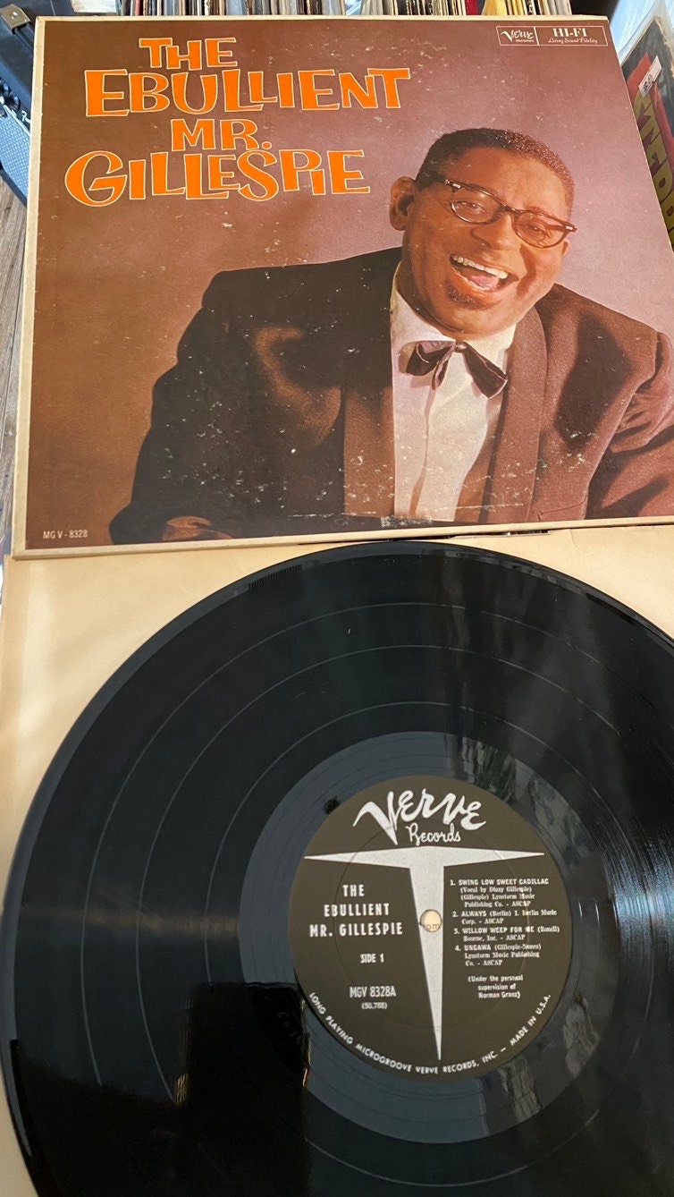 米LP Dizzy Gillespie The Ebullient Mr. Gillespie MGVS68328 Verve Records /00260 DIZZY GILLESPIE The Ebullient Mr. Gillespie JAZZ Mono LP Verve V
