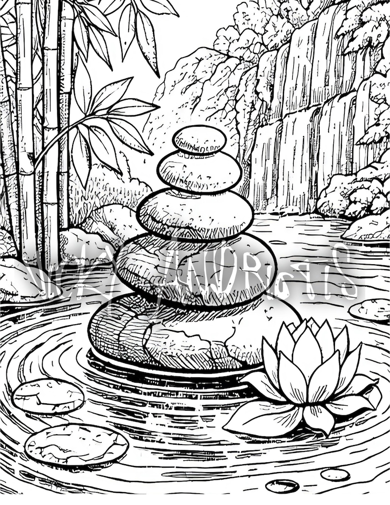 Stress Relief Coloring Pages for Adults |10 Page Printable Coloring ...