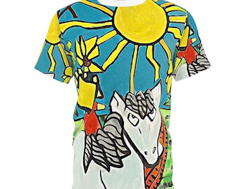 Carta del Tarot - la camisa unisex del sol - Arte abstracto original Arte usable