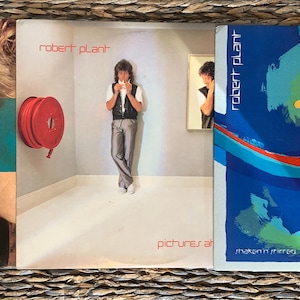 Robert Plant Collection Vintage Vinyl  3 albums Little By Little Collectors Edition ,Pictures at Eleven, Shaken n&#39; Stirred, -  80s Music