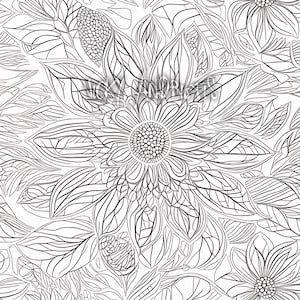 Six Mandala Coloring pages - Printable Adult Coloring for Relaxation, Stress & Anxiety Relief Print out and color over and over!