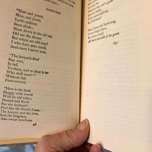 1969 Vintage Ralph Waldo Emerson -Emerson : Essays, Poems, and Addresses published by Walter J Black - Classics Club Beige tweed Hardcover