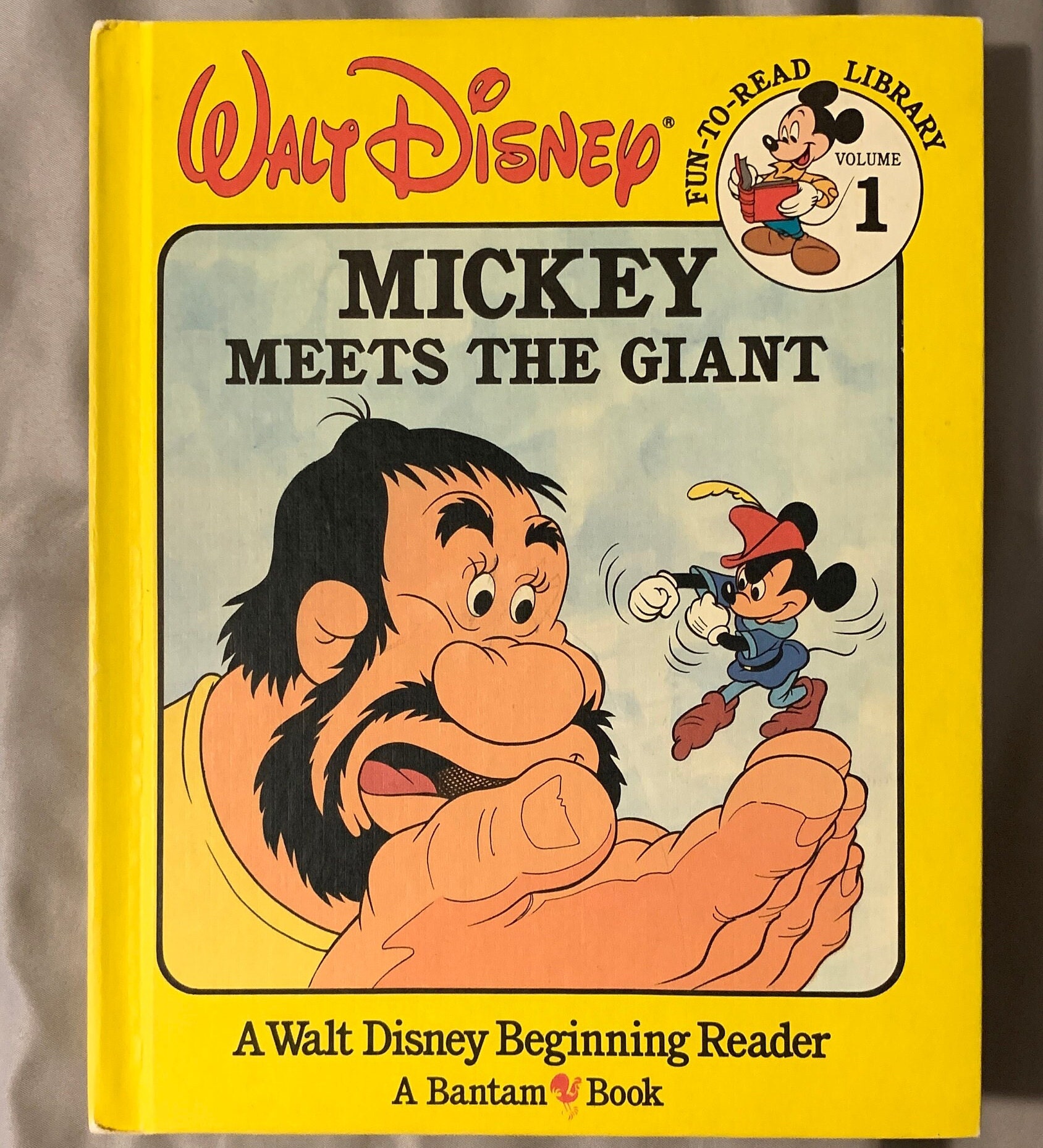 1986 Mickey Meets the Giant (walt Disney Fun-to-read Library